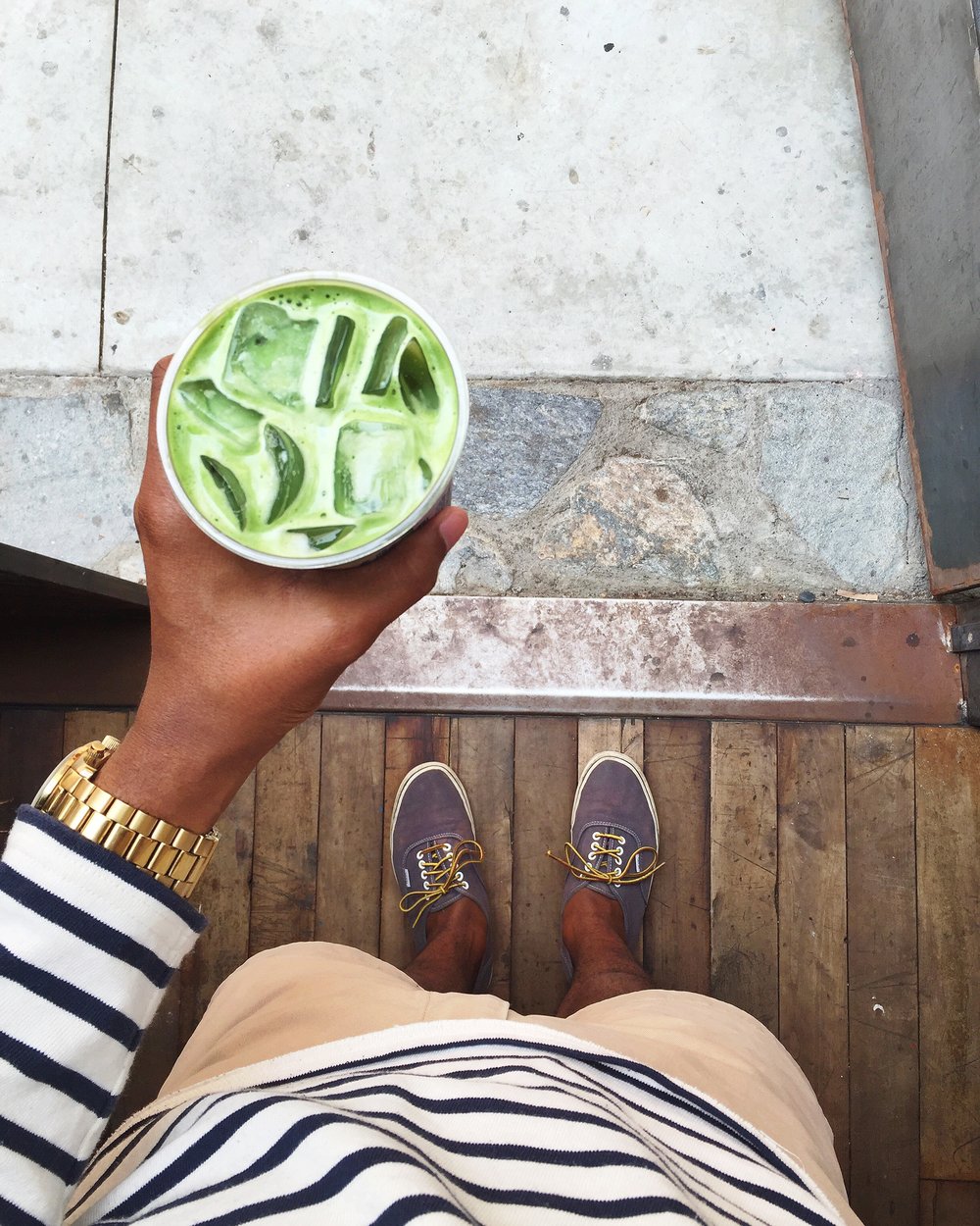 Matcha Boba Milk Tea lovingly provided by  Alfred Tea    Room  &nbsp;