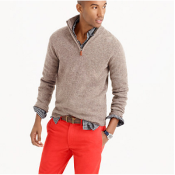 J Crew Half Zip